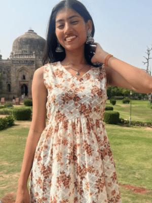 Sun-Kissed Petals – Rayon Kurti to Live Your Dream In