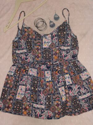 Oplus_131072 Echo Steps – Digital Print Rayon Short Kurti with Step Hem