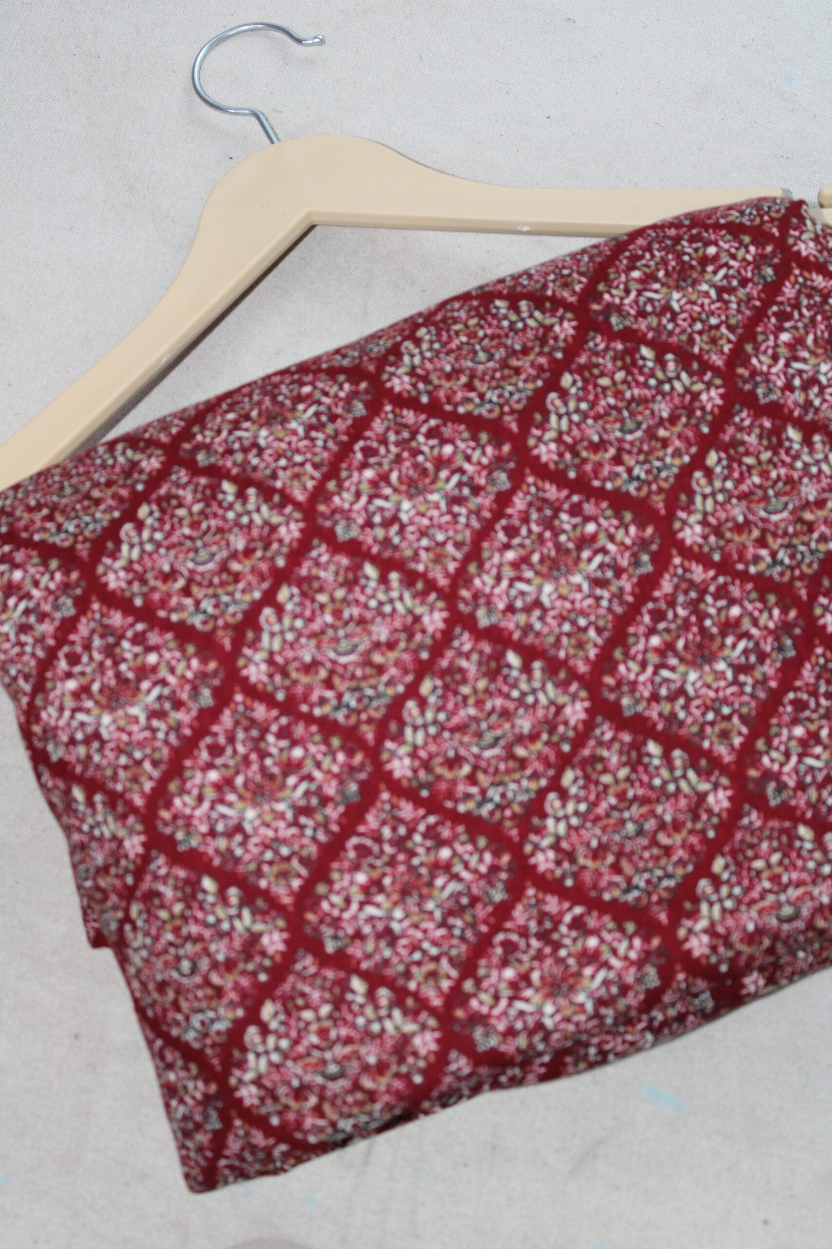 Saffron Shade – Maroon Kurti for Timeless Style - Image 4