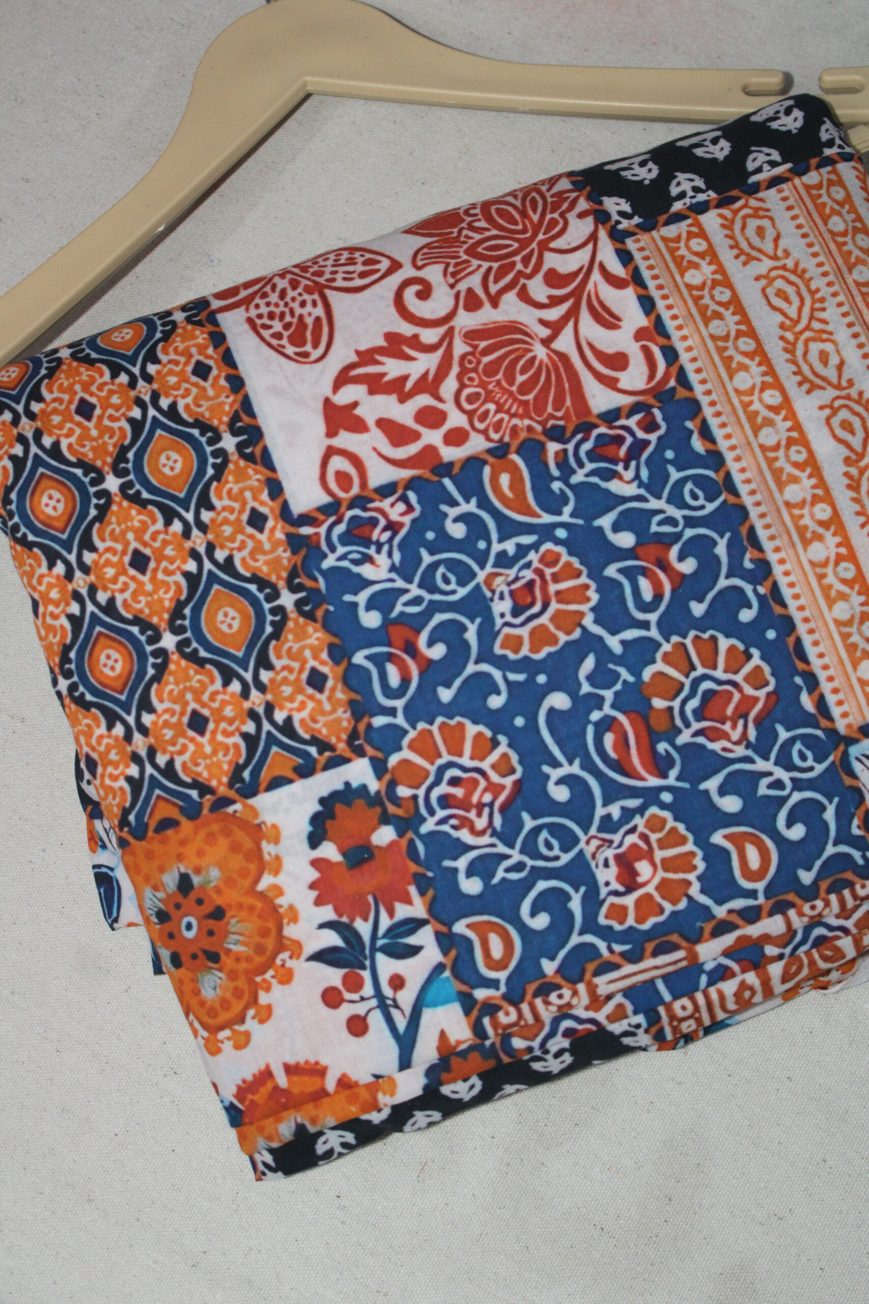 Autumn Vibes β Brown Printed Cotton Kurti - Image 4