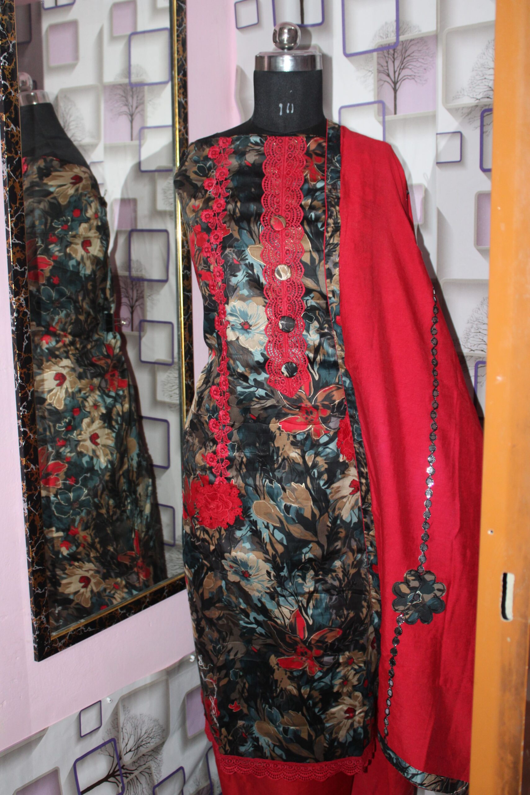 Sehrish β Cambric Cotton Suit Set - Image 3