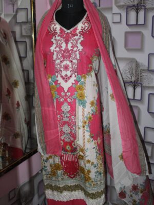 Mahnoor – Cambric Cotton Suit Set