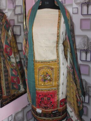 Zoya – Chikankari-Inspired Cotton Suit Set