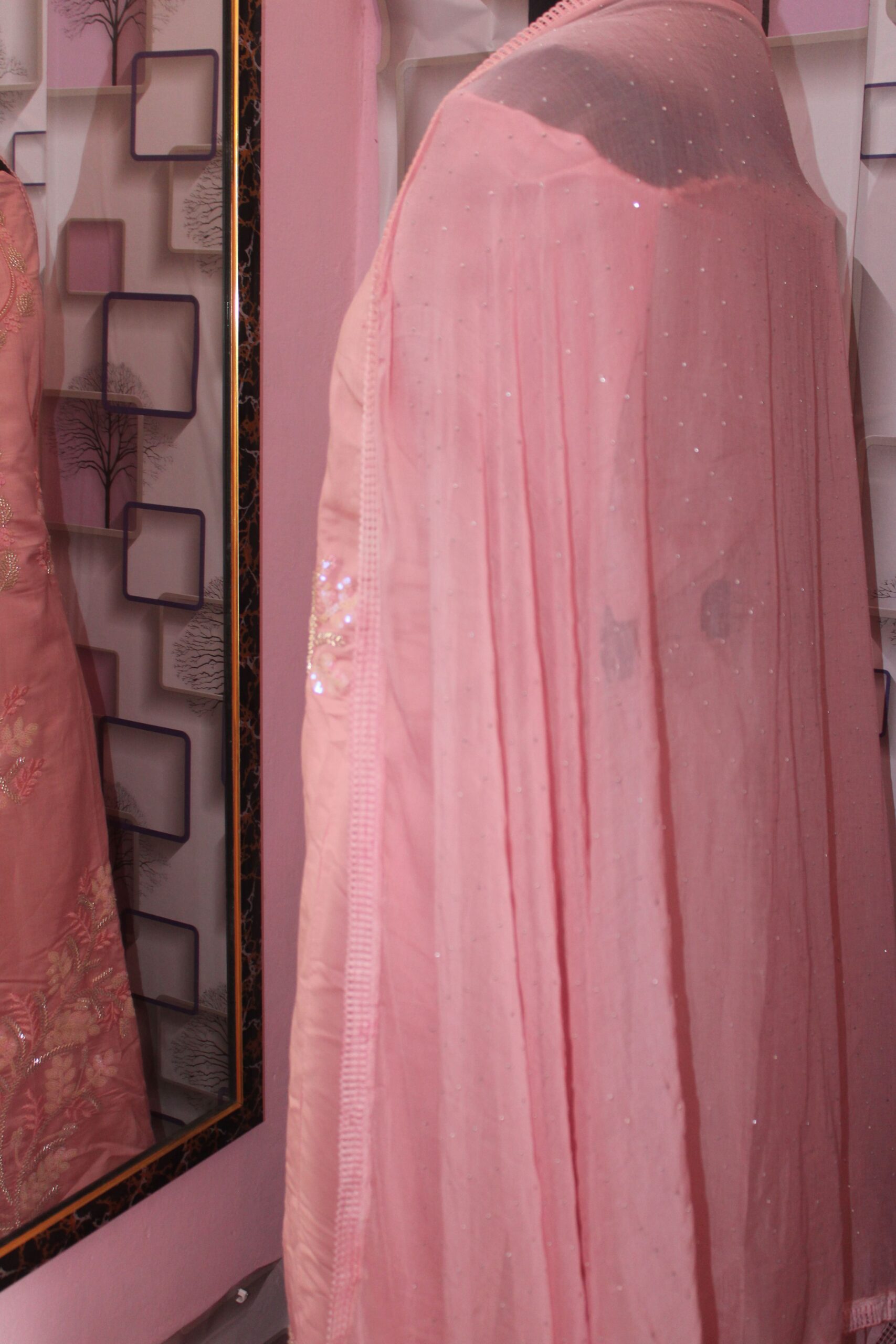 Inaya β Blush Pink Sequin Suit Set - Image 4