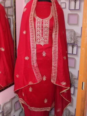 Gulaabi Noor – Cotton Silk Suit Set